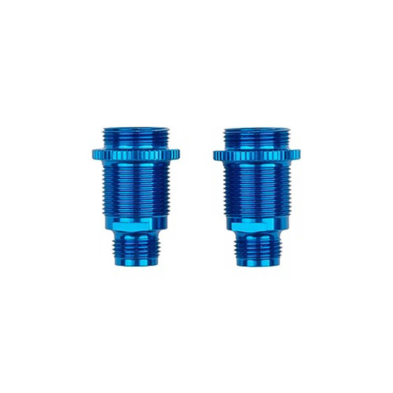 Team Associated 6x6 Aluminium Shock Bodies, Blue (pr)