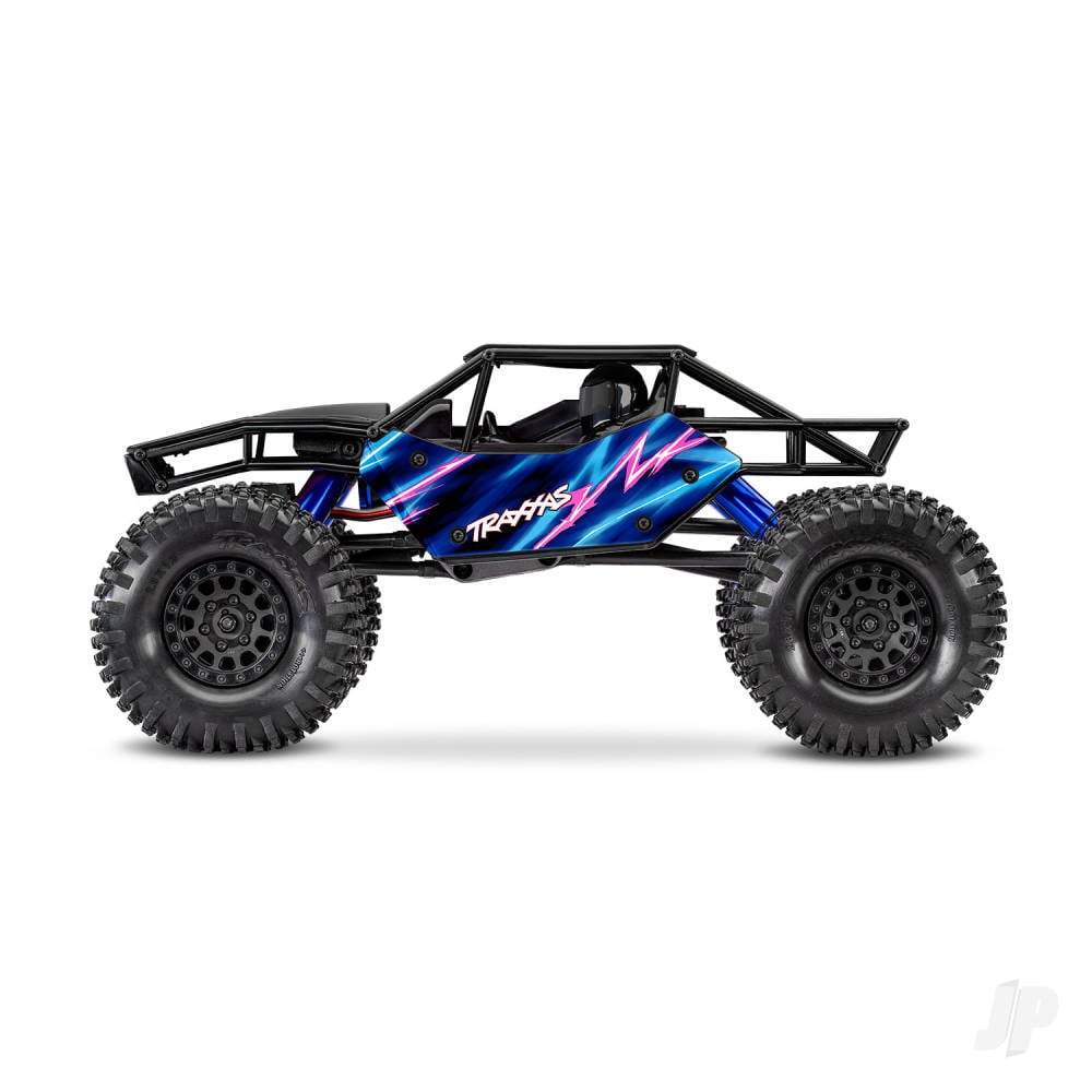 Traxxas TXC-4M Extreme Crawler 1:18 4X4 RTD Crawler, Blue (+TQ Compact, 3S BL, 3350Kv, Clipless Tube-Frame Body)-2