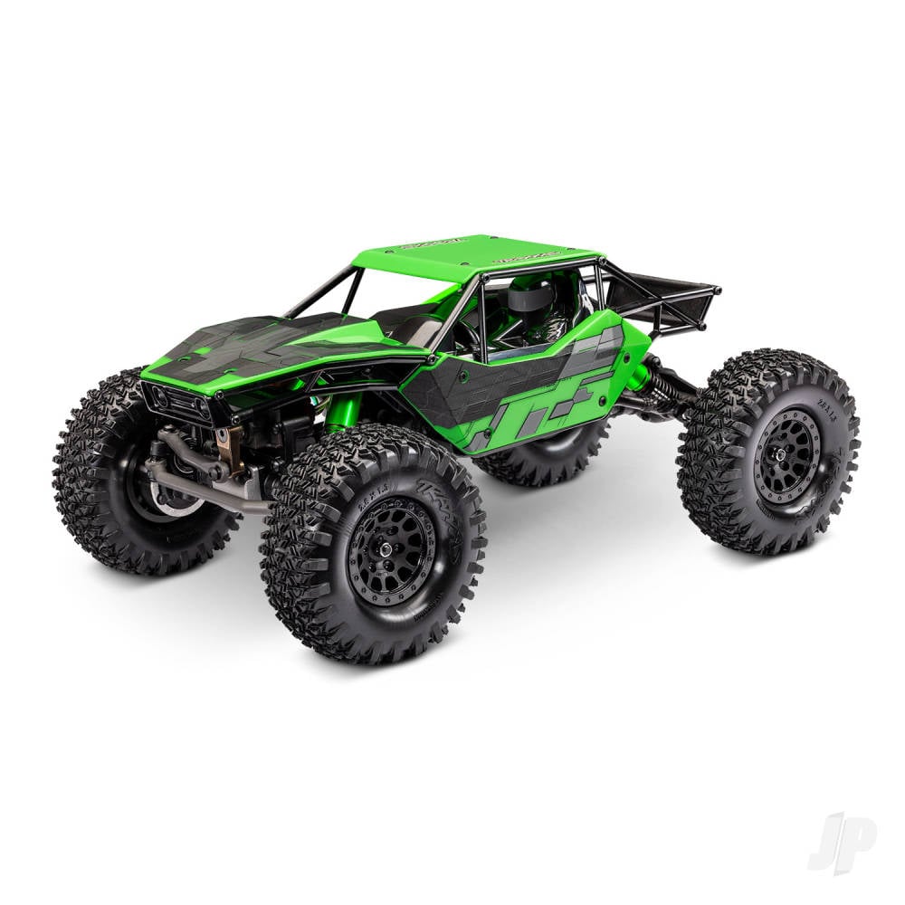 Traxxas TXC-4M Extreme Crawler 1:18 4X4 RTD Crawler, Green (+TQ Compact, 3S BL, 3350Kv, Clipless Tube-Frame Body)