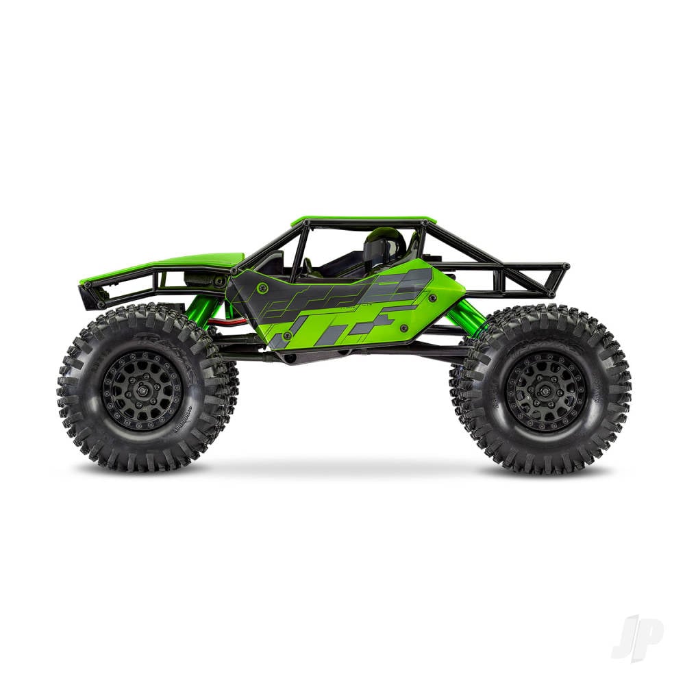 Traxxas TXC-4M Extreme Crawler 1:18 4X4 RTD Crawler, Green (+TQ Compact, 3S BL, 3350Kv, Clipless Tube-Frame Body)-2