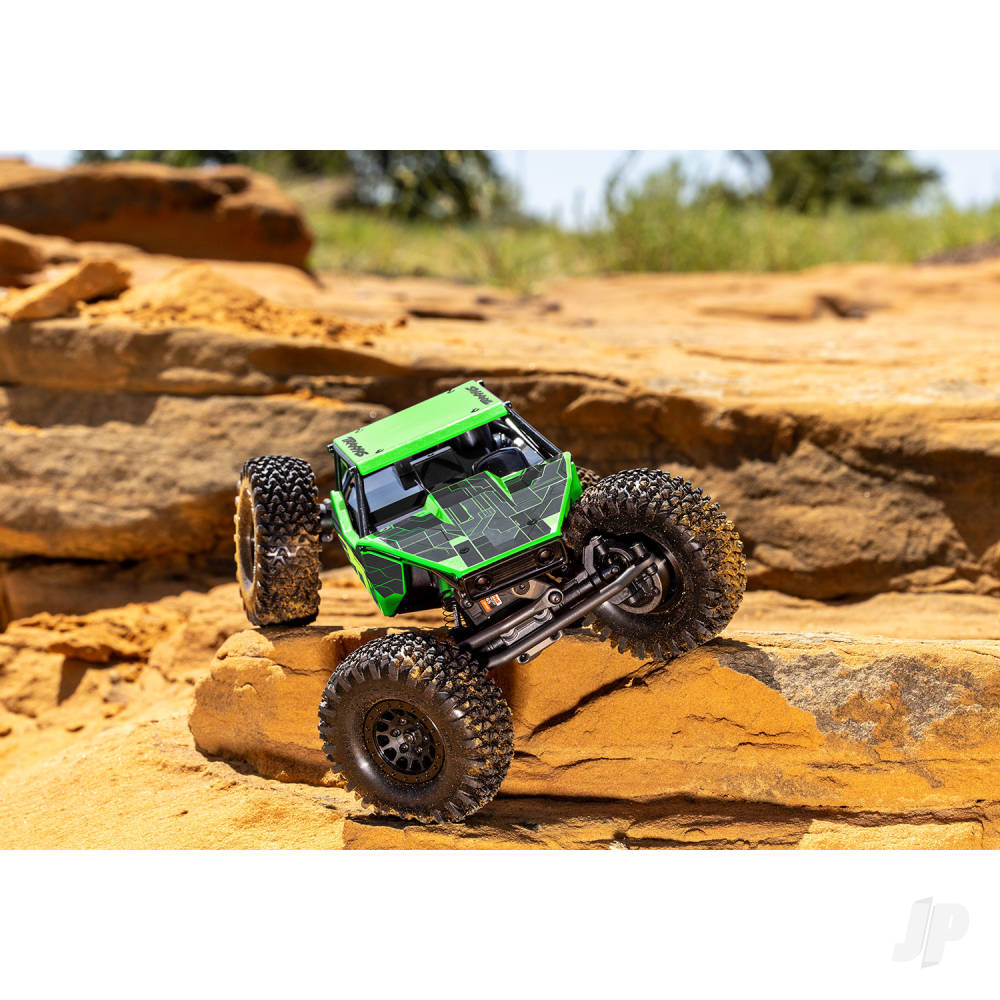 Traxxas TXC-4M Extreme Crawler 1:18 4X4 RTD Crawler, Green (+TQ Compact, 3S BL, 3350Kv, Clipless Tube-Frame Body)-9