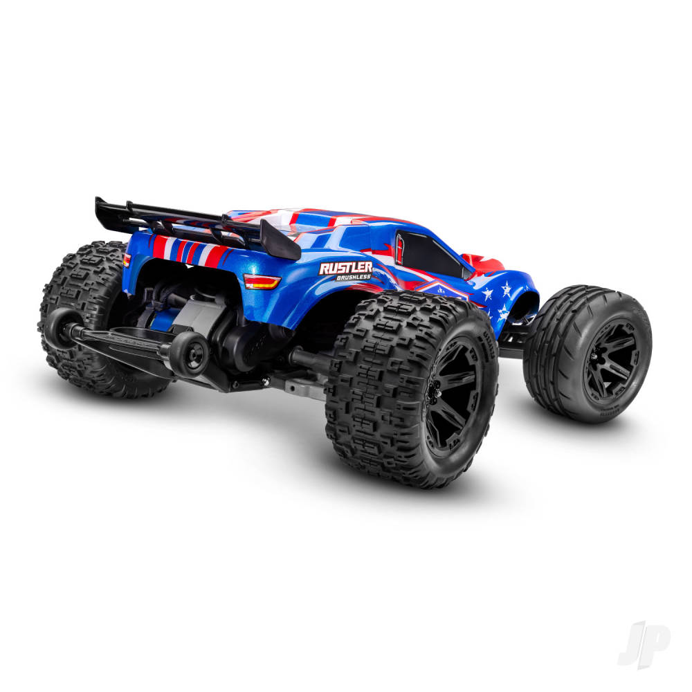 Traxxas Rustler 1:10 2WD RTR Stadium Truck, 40th Anniversary (+ TQi Sport 2-ch, TSM, VX3, Velineon V3200, Clipless Body)-3