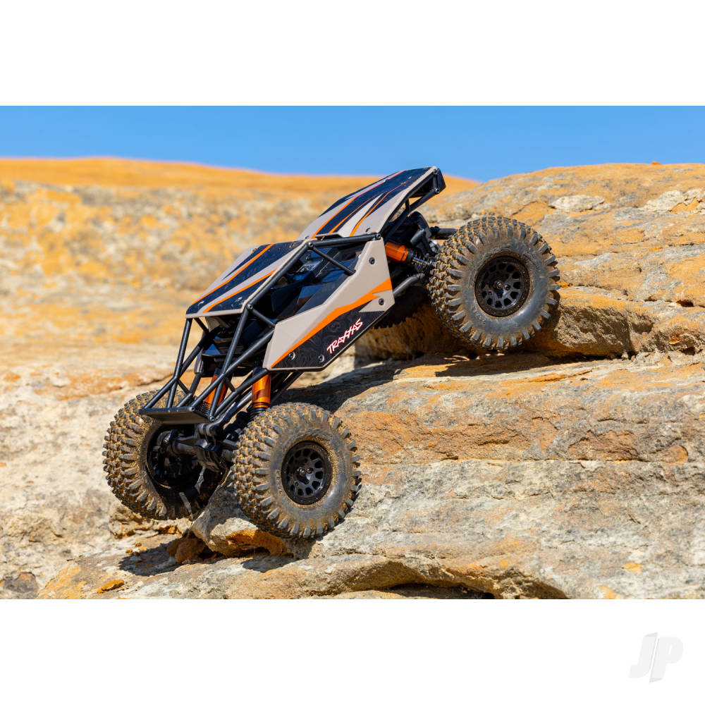 Traxxas TXC-4M Extreme Crawler 1:18 4X4 RTD Crawler, Tan (+TQ Compact, 3S BL, 3350Kv, Clipless Tube-Frame Body)-7