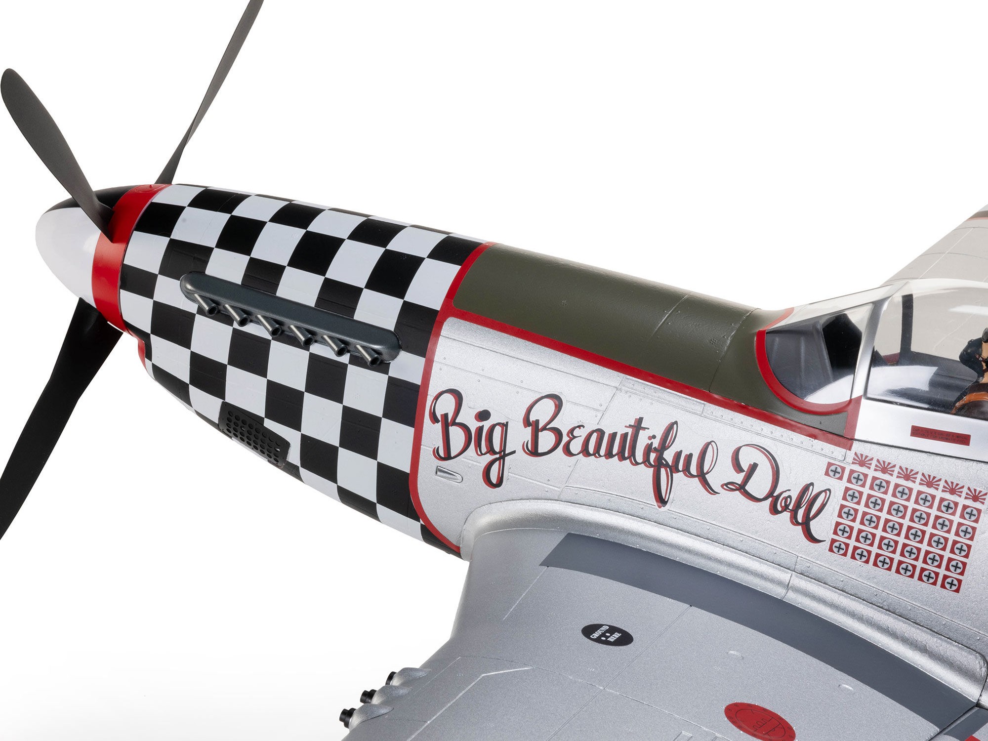 P-51D Mustang "Big Beautiful Doll" 1.5m PNP-8