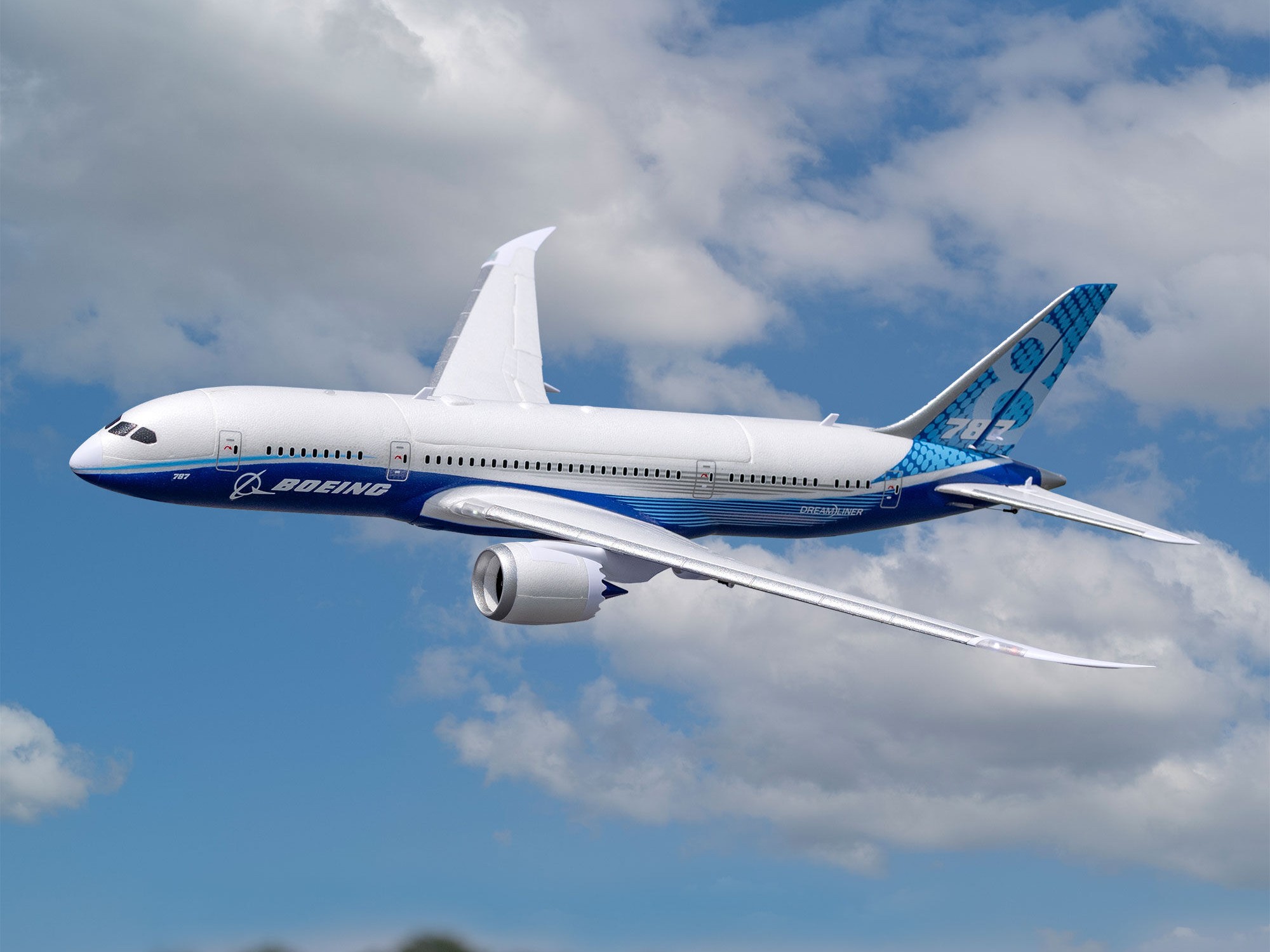 Micro Boeing 787 Dreamliner Twin 30mm EDF BNF Basic-26