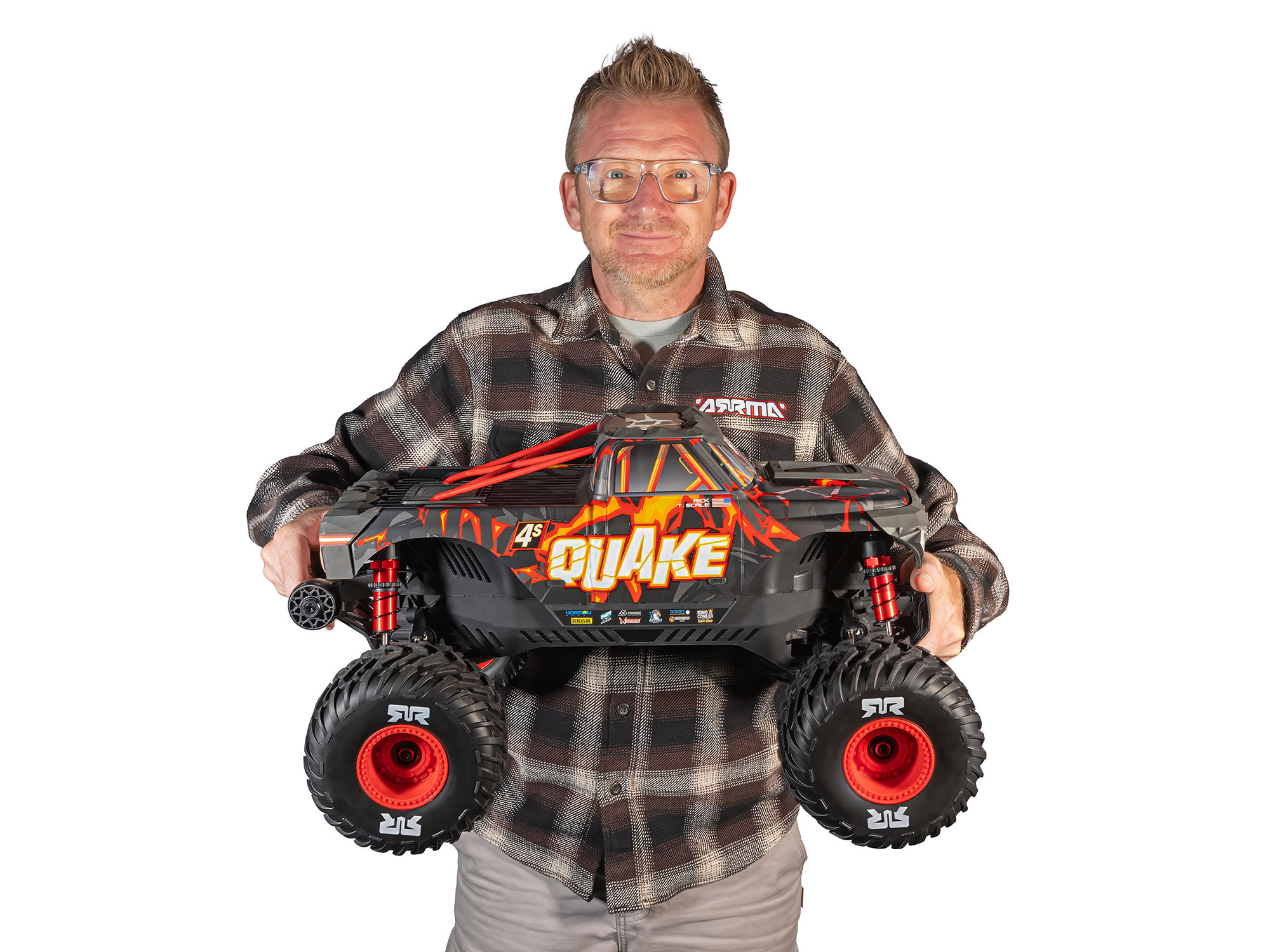 1/8 QUAKE 4S DSC 4X4 RTR Monster Truck, Black/Red-23