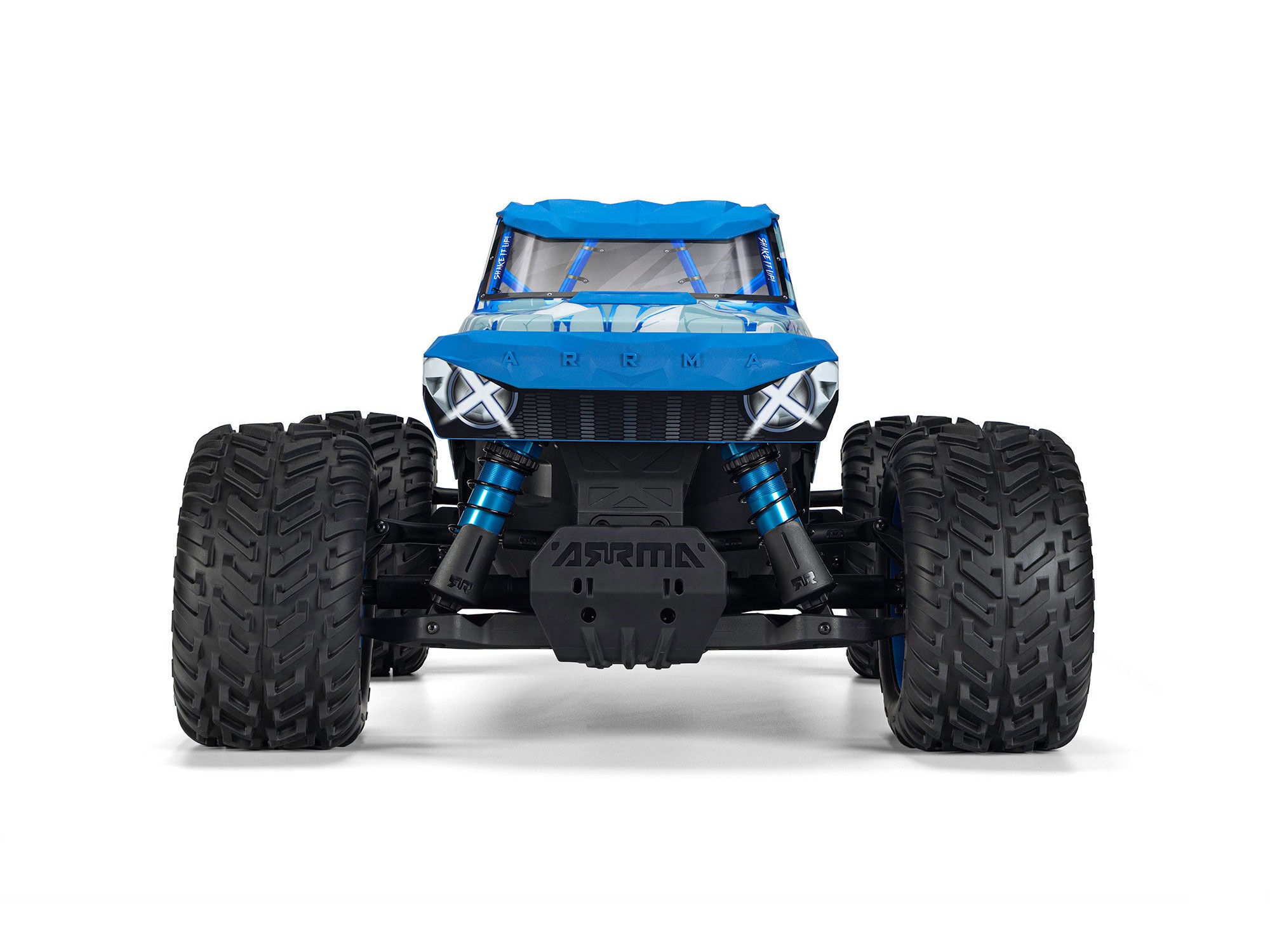 1/8 QUAKE 4S DSC 4X4 RTR Monster Truck, White/Blue-3