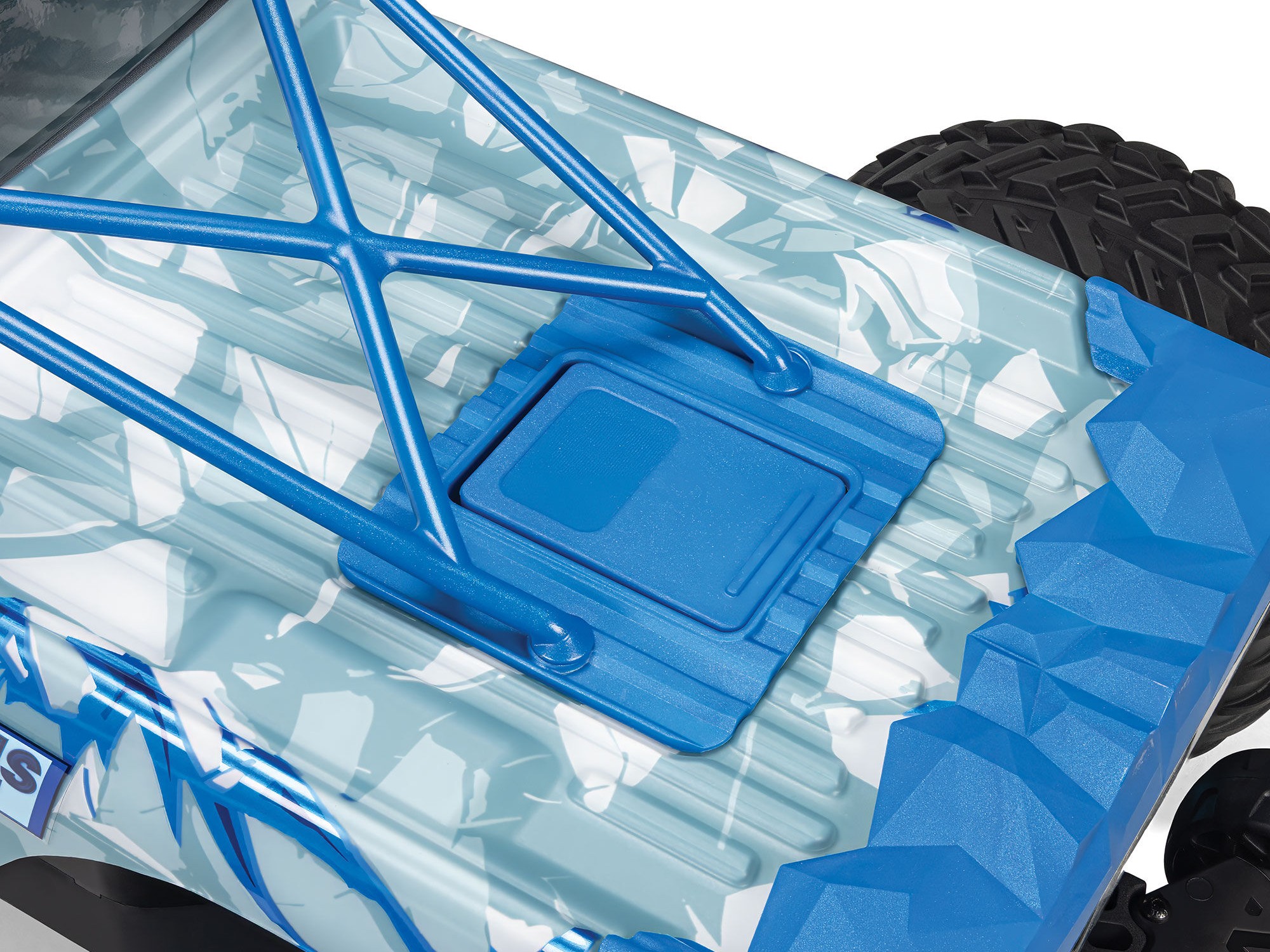 1/8 QUAKE 4S DSC 4X4 RTR Monster Truck, White/Blue-18
