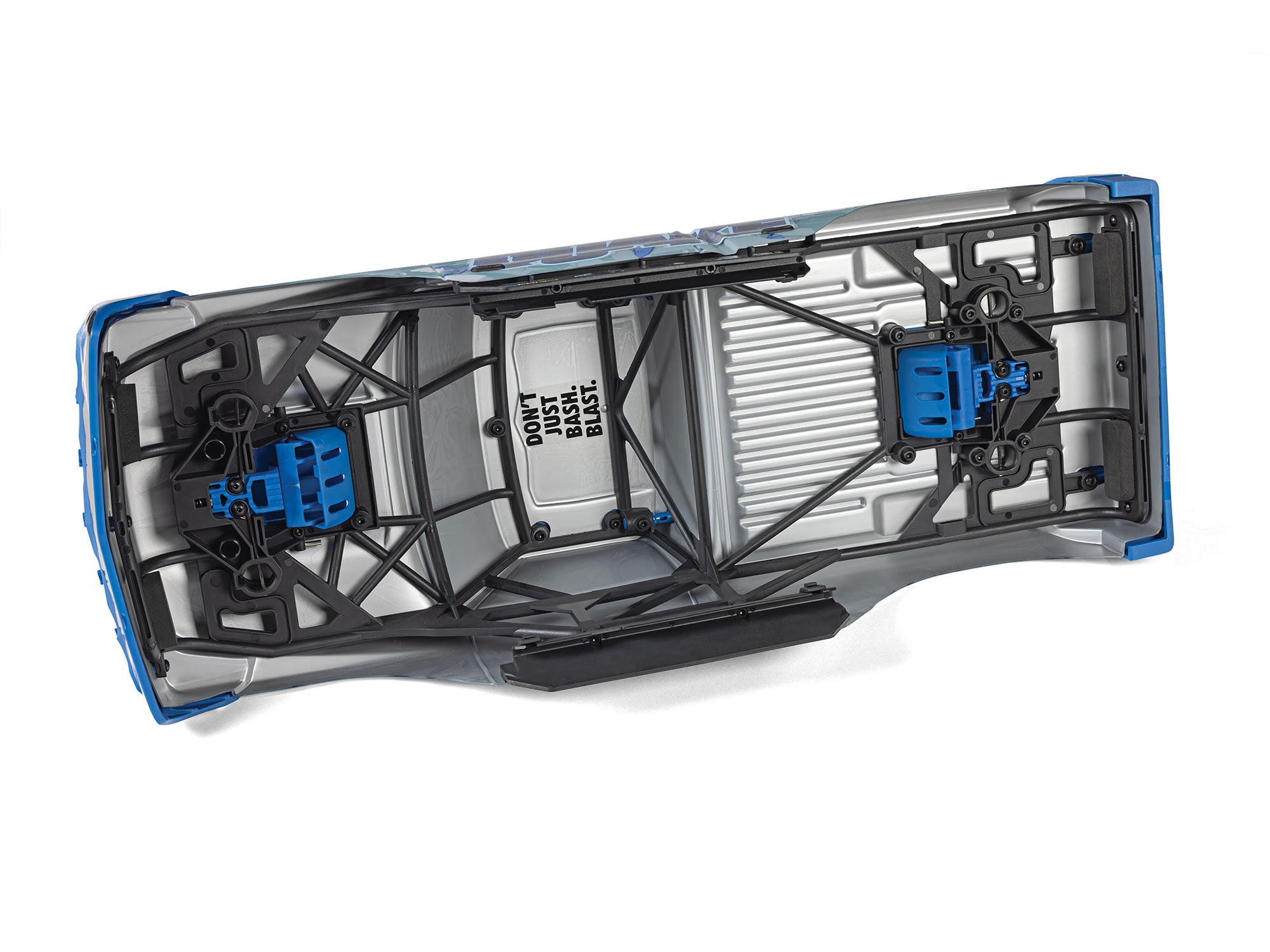 1/8 QUAKE 4S DSC 4X4 RTR Monster Truck, White/Blue-20