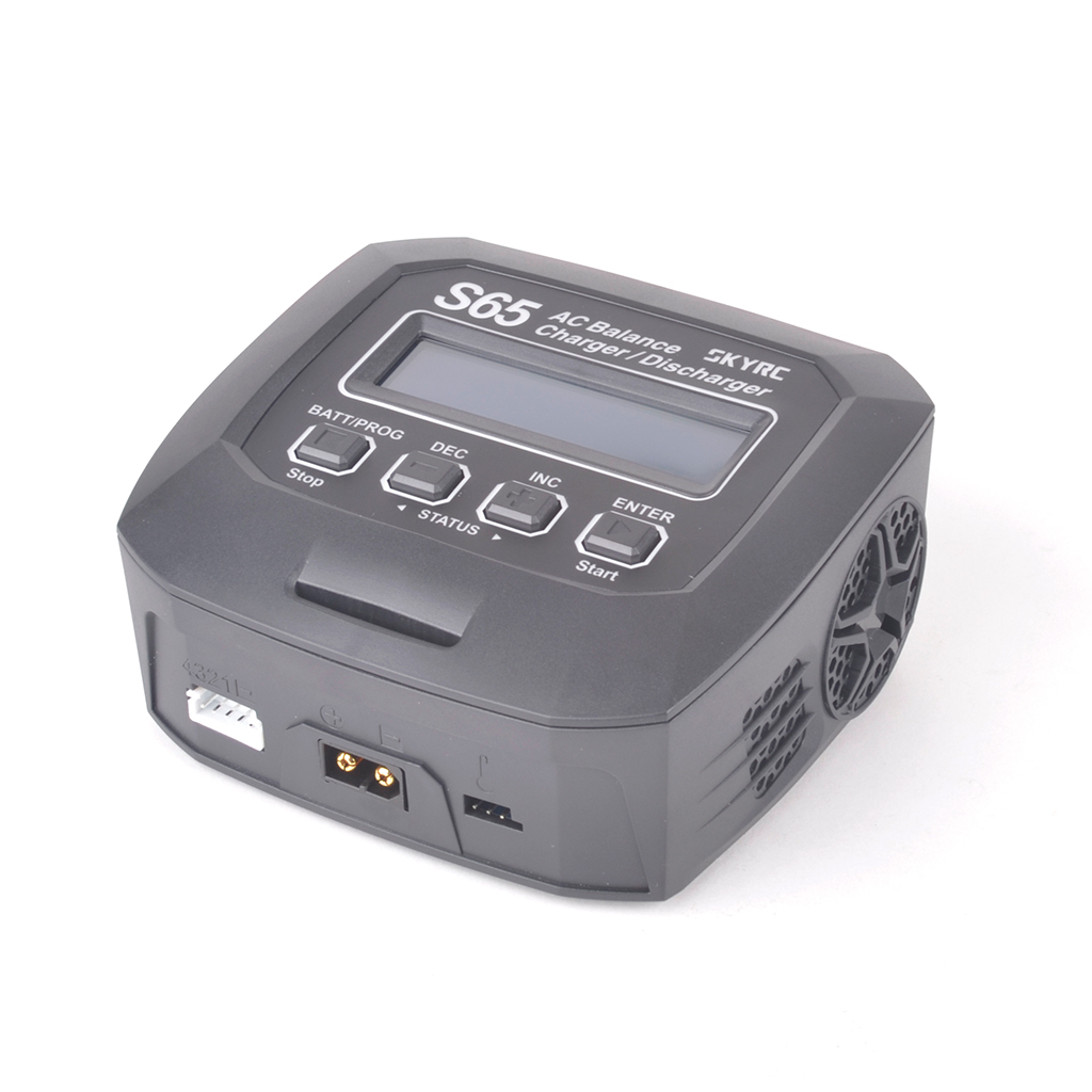 1pcs SKYRC S65 65W 6A AC Balance Lipo Battery Charger & Discharger For 2 4S LiPo