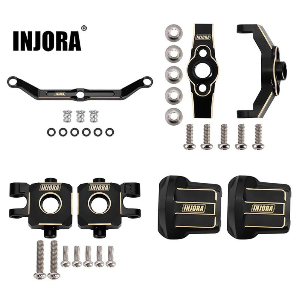 Essieux Planétaires +4mm Pour TRX4M 1/18 - Avec Pivots Laiton, Acier Allié