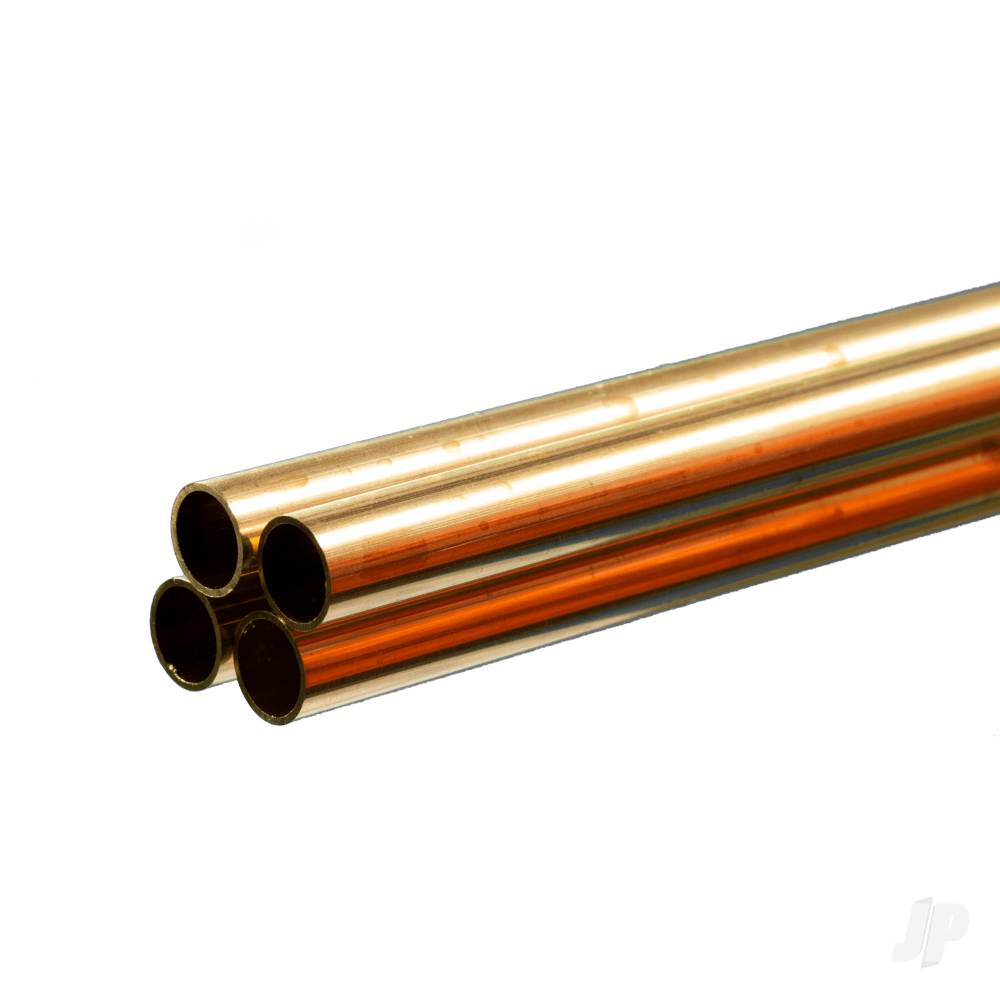 7/16in Brass Round Tube, .029in Wall (36in long) (Bulk Pack of 4 Items)