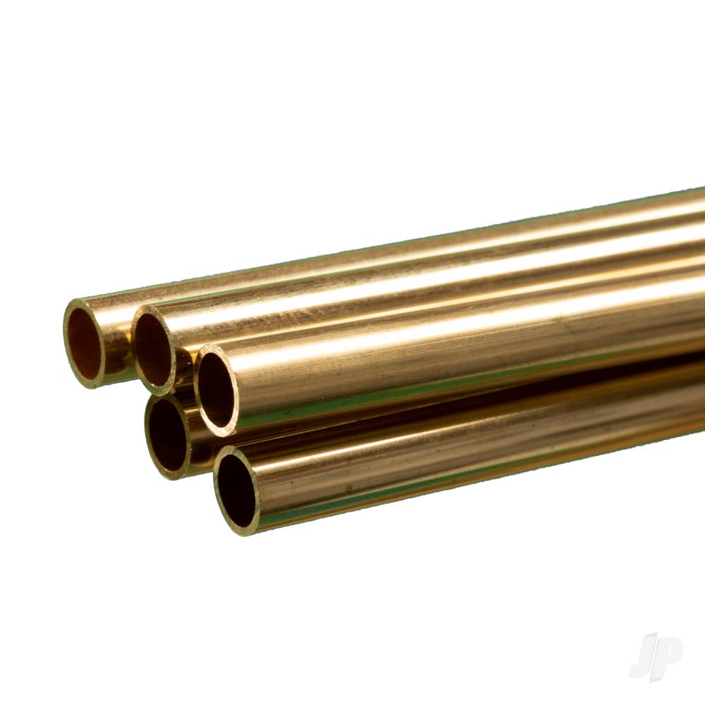 1/4in Brass Round Tube, .029in Wall (36in long) (Bulk Pack of 5 Items)