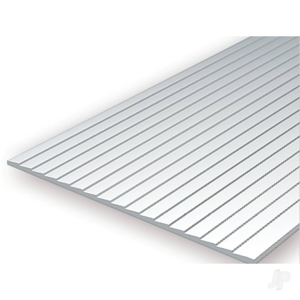 6x12in (15x30cm) Clapboard Siding Sheet .040in (1.0mm) Thick .080in Spacing (1 Sheet per pack)-4