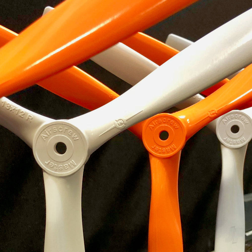 13x12 3-Blade Propeller Reverse/Pusher Orange-3