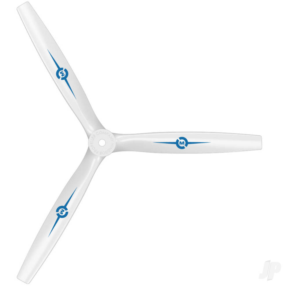 13x12 3-Blade Propeller Reverse/Pusher White-2