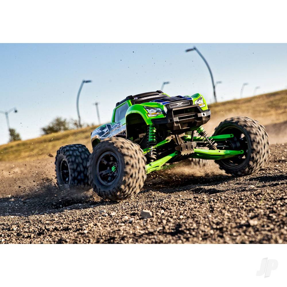 Traxxas Suspension kit, X-Maxx WideMaxx, Black (includes front & rear suspension arms, front toe links, driveshafts, shock springs)-10