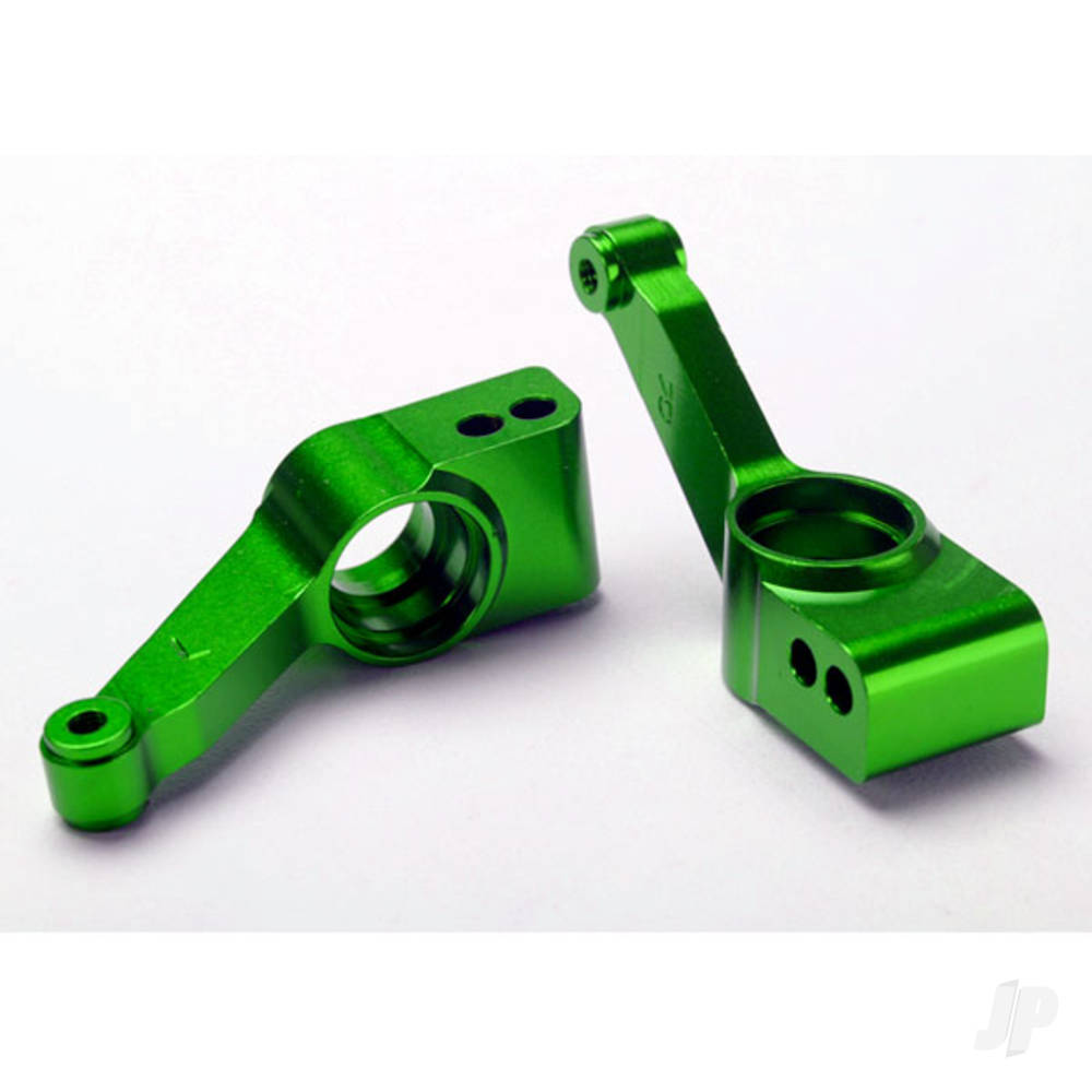 Traxxas Carriers, stub axle (Green-anodised 6061-T6 aluminium) (Rear) (2 pcs)