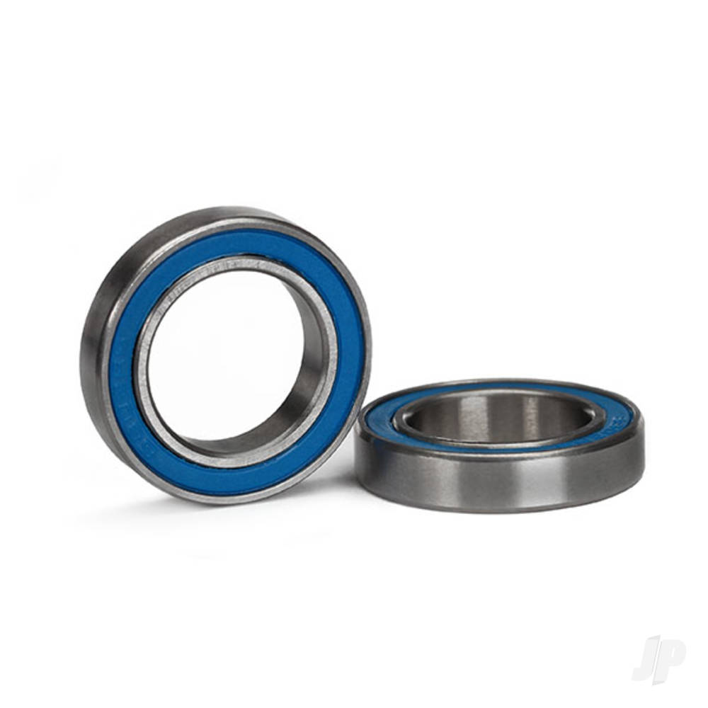 Traxxas Ball bearings, Blue rubber sealed (15x24x5mm) (2 pcs)