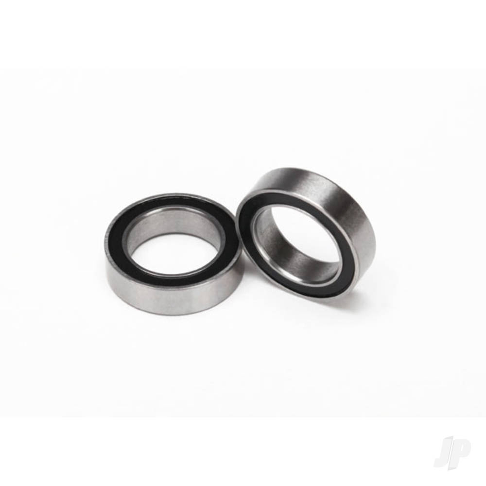 Traxxas Ball bearings, Black rubber sealed (10x15x4mm) (2 pcs)