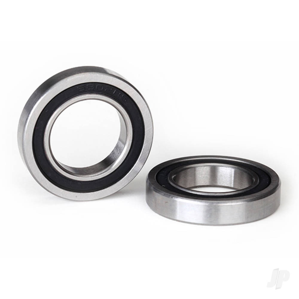 Traxxas Ball bearings, Black rubber sealed (15x26x5mm) (2 pcs)