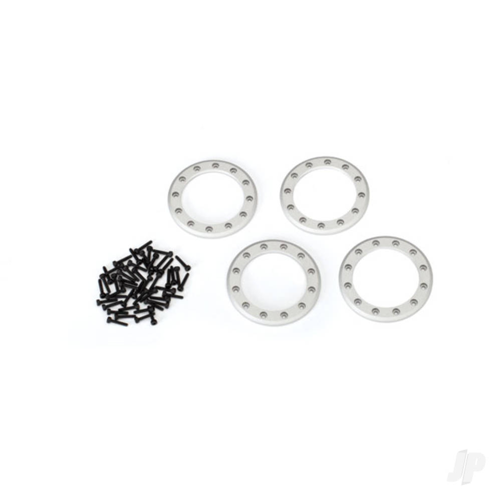 Traxxas Beadlock rings, Satin (1.9in) (Aluminium) (4 pcs) / 2x10 CS (48)