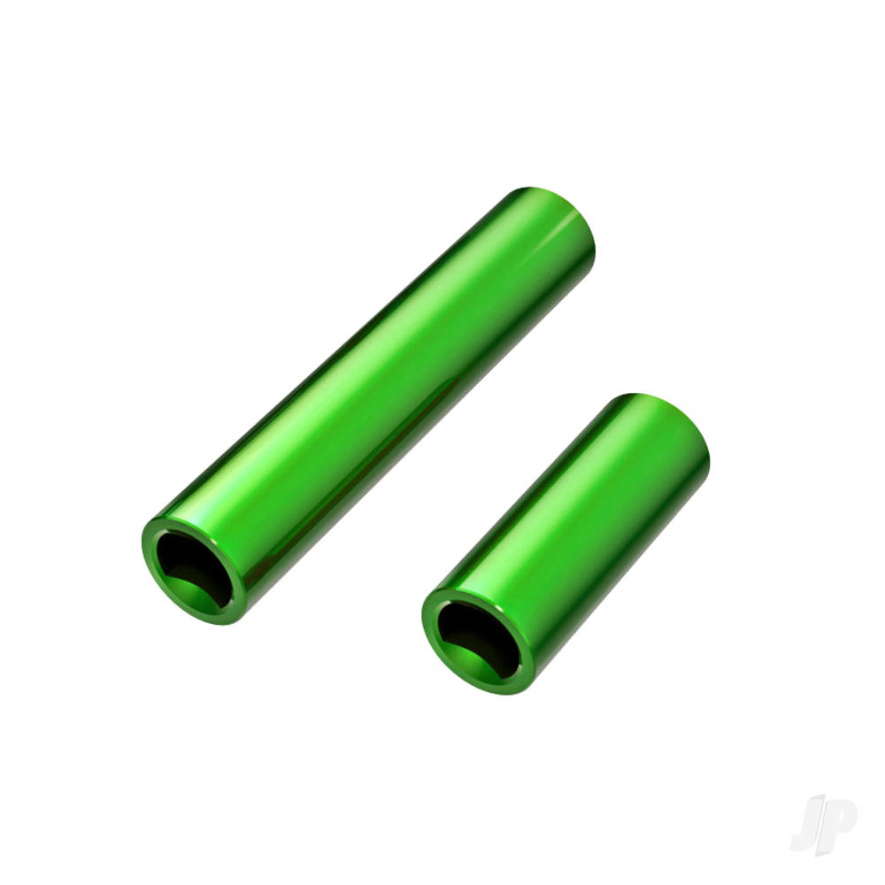 Traxxas Driveshafts, centre, female, 6061-T6 aluminium (Green-anodised) (front & rear) (for use with #9751 metal centre driveshafts)