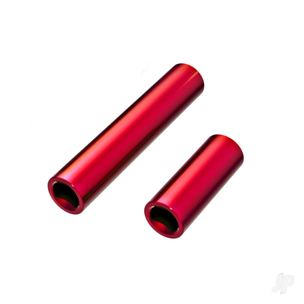 Traxxas Driveshafts, centre, female, 6061-T6 aluminium (Red-anodised) (front & rear) (for use with #9751 metal centre driveshafts)