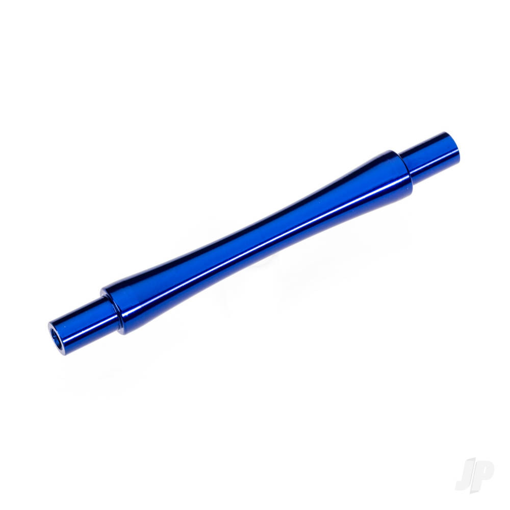 Traxxas Axle, wheelie bar, 6061-T6 aluminium (Blue-anodised) (1pc)/ 3x12 BCS (with threadlock) (2 pc)