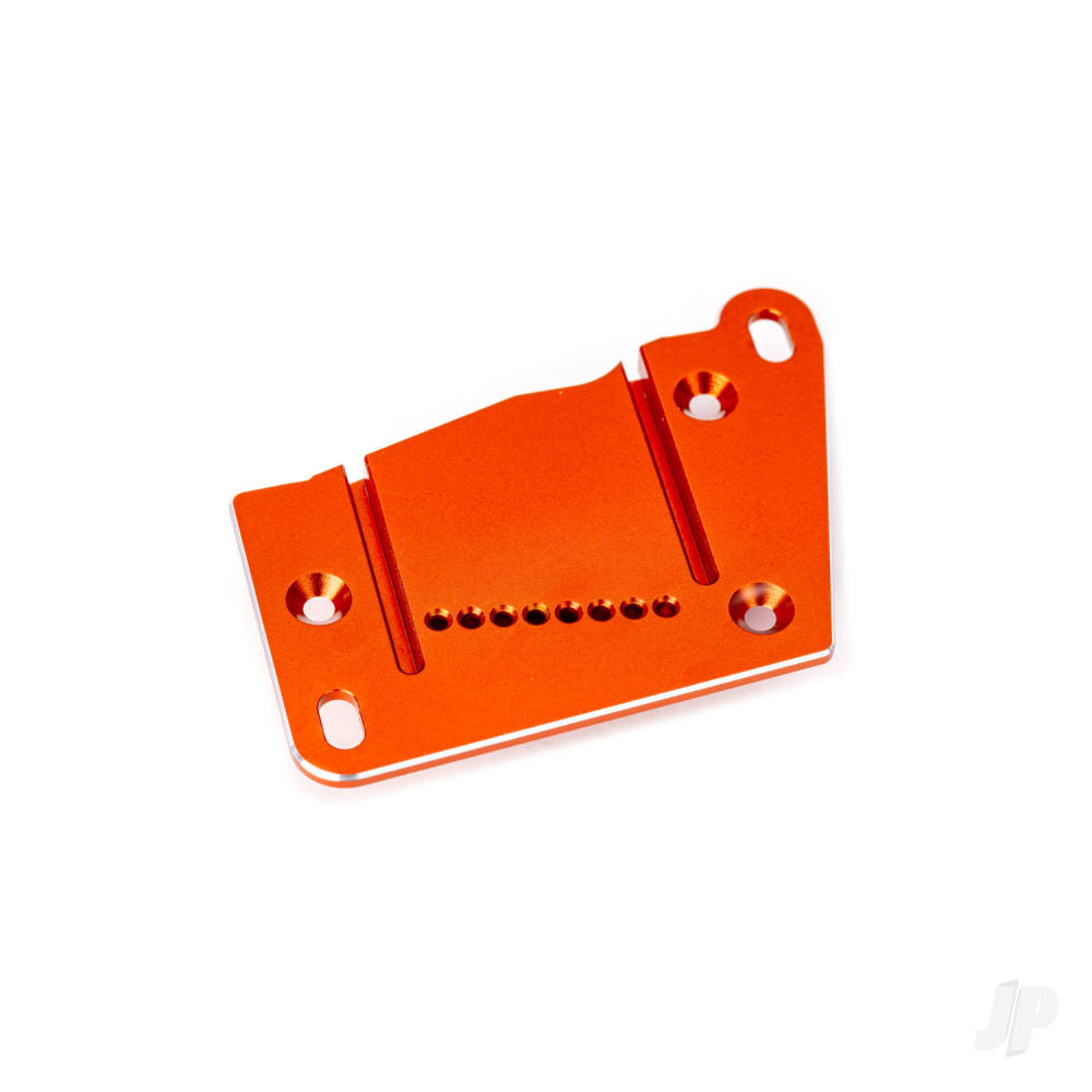 Traxxas Motor mount cap, 6061-T6 aluminium (Orange-anodised)