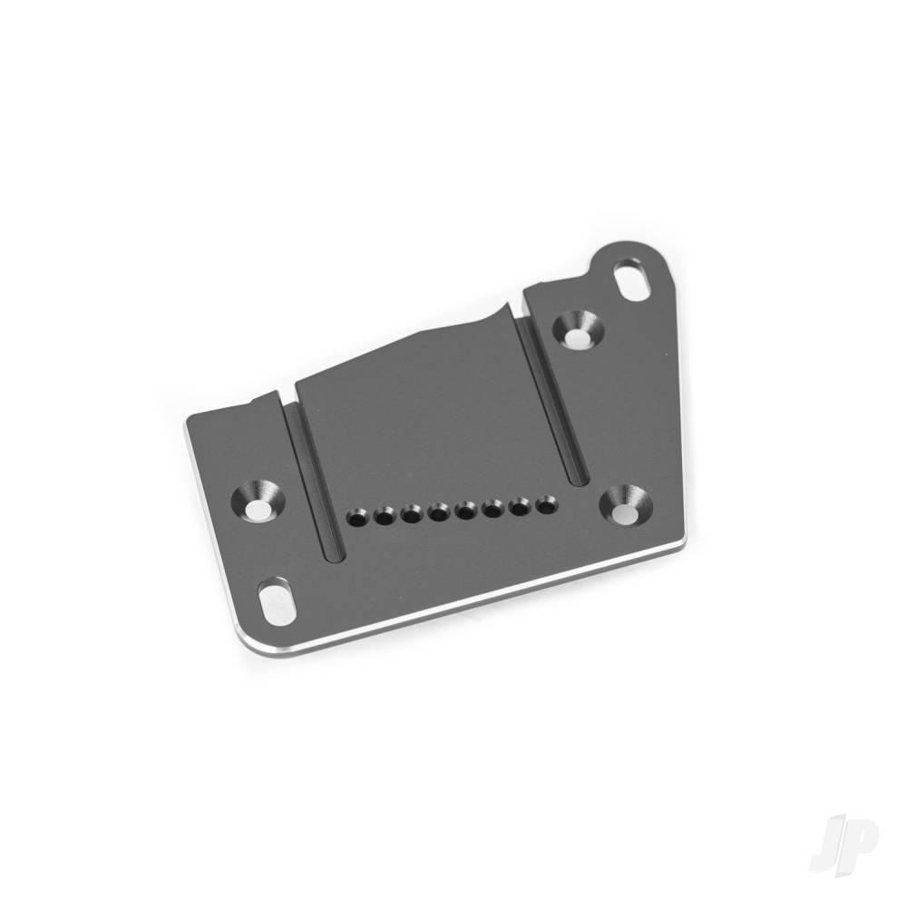 Traxxas Motor mount cap, 6061-T6 aluminium (Grey-anodised)