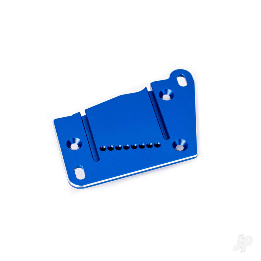 Traxxas Motor mount cap, 6061-T6 aluminium (Blue-anodised)