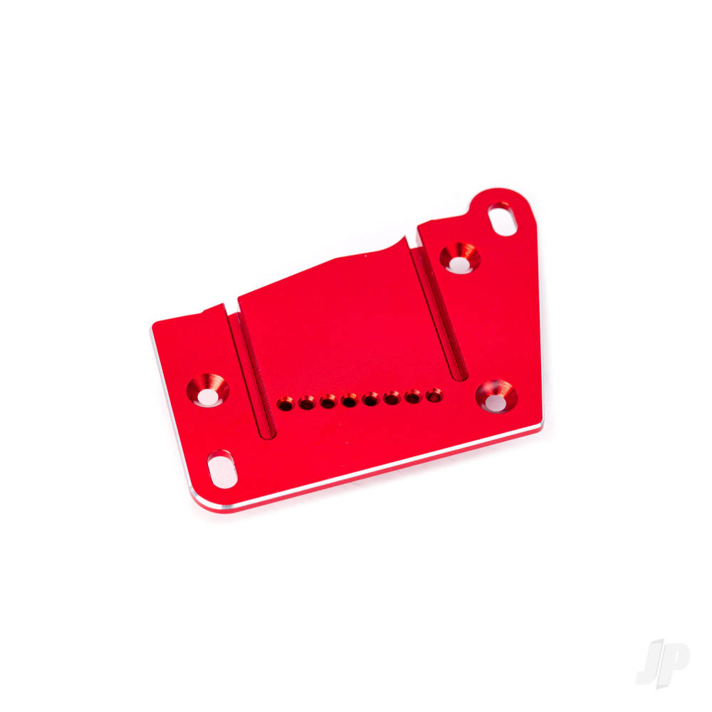 Traxxas Motor mount cap, 6061-T6 aluminium (Red-anodised)