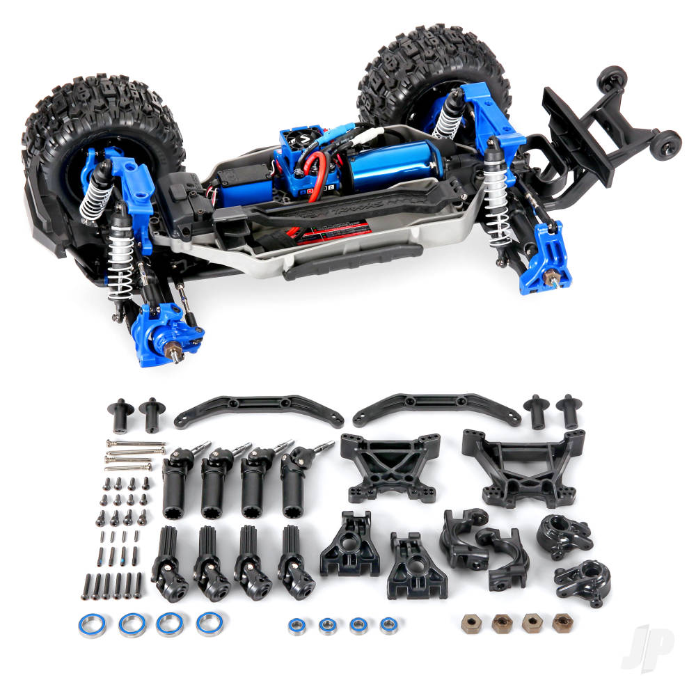 Traxxas Outer Driveline & Suspension Upgrade Kit, extreme heavy duty, Red-2