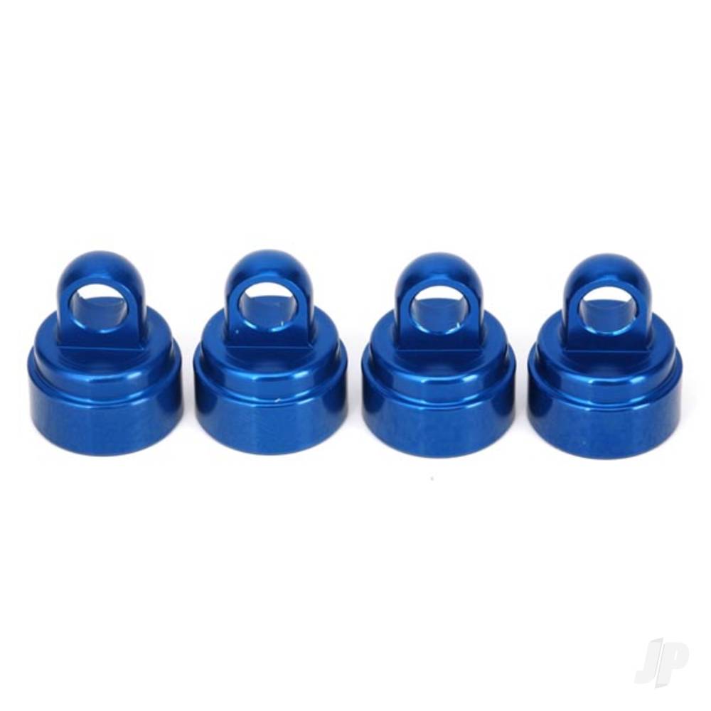Traxxas Shock caps, aluminium (Blue-anodised) (4 pcs) (fits all Ultra shocks)