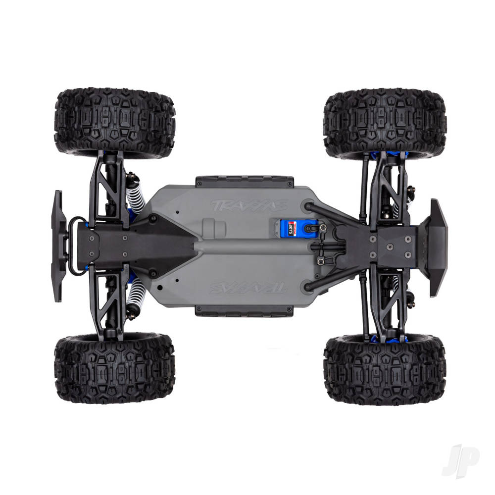 Traxxas Stampede 4X4 BL-2S 1:10 4WD RTR Monster Truck, Blue (+ TQ 2-ch, BL-2S, 3300kV, Clipless Body)-7