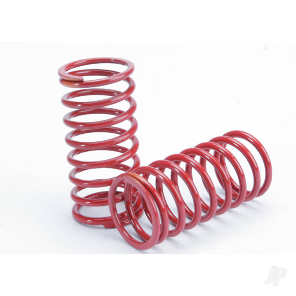 Traxxas Spring, shock (Red) (GTR) (3.2 rate Orange) (1 pair)