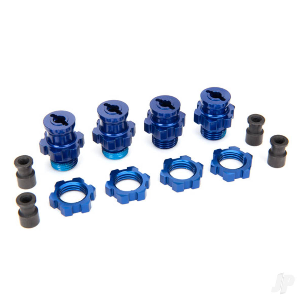 Traxxas Splined wheel Hub & wheel nut Set (4 pcs)