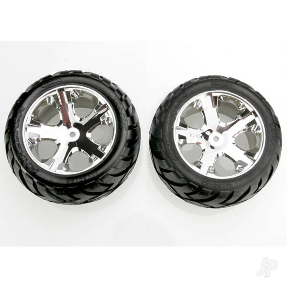 Traxxas Tyres & Wheels, Assembled Glued Anaconda Tyres (1 Left, 1 Right)