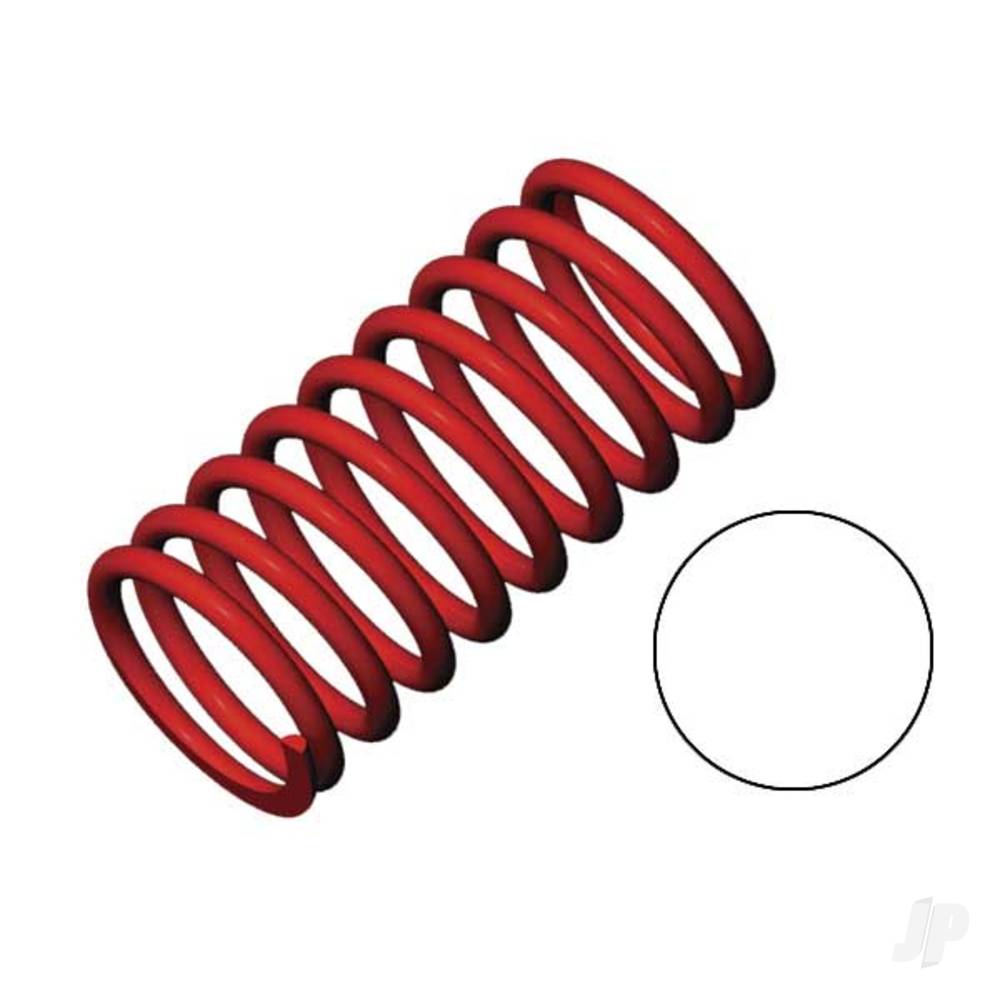Traxxas Spring, shock (Red) (GTR) (2.9 rate White) (1 pair)
