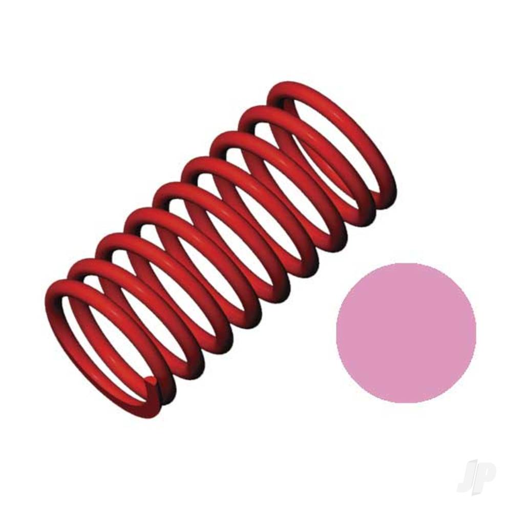 Traxxas Spring, shock Red (GTR) (5.4 rate Pink) (1 pair)