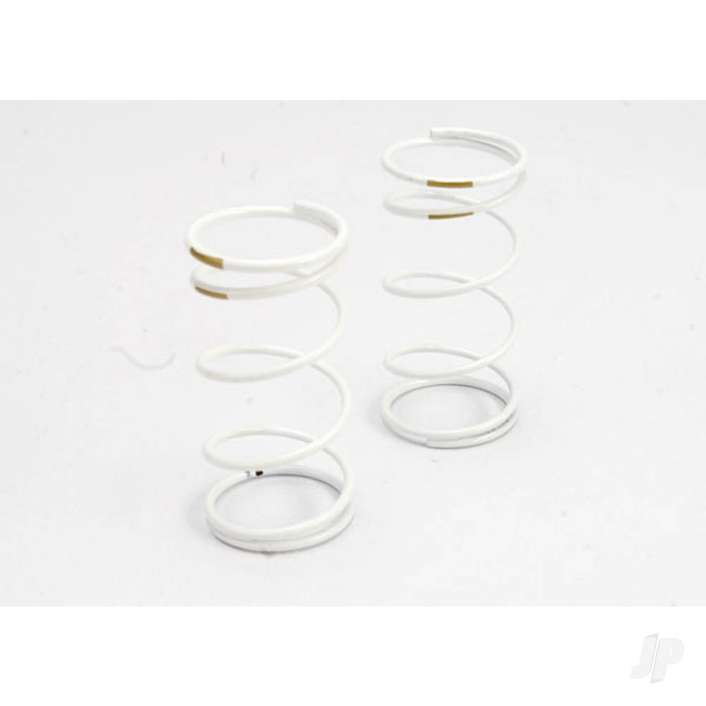 Traxxas Spring, shock (White) (GTR) (Front) (1.3 rate Gold) (1 pair)