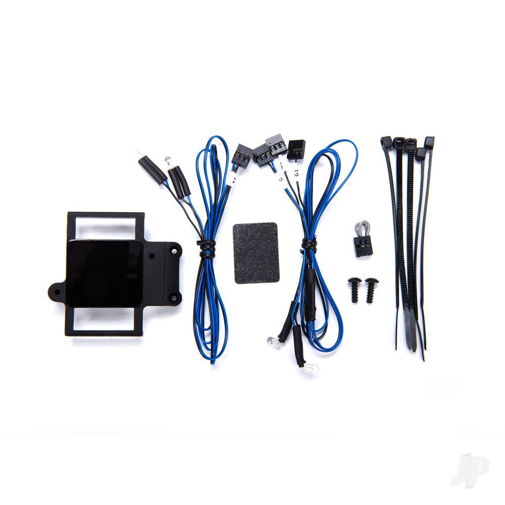 Traxxas Installation kit, Pro Scale Advanced Lighting Control System, TRX-4 Chevrolet Blazer (1969 & 1972) (includes mount, reverse lights and turn signal harnesses, hardware)
