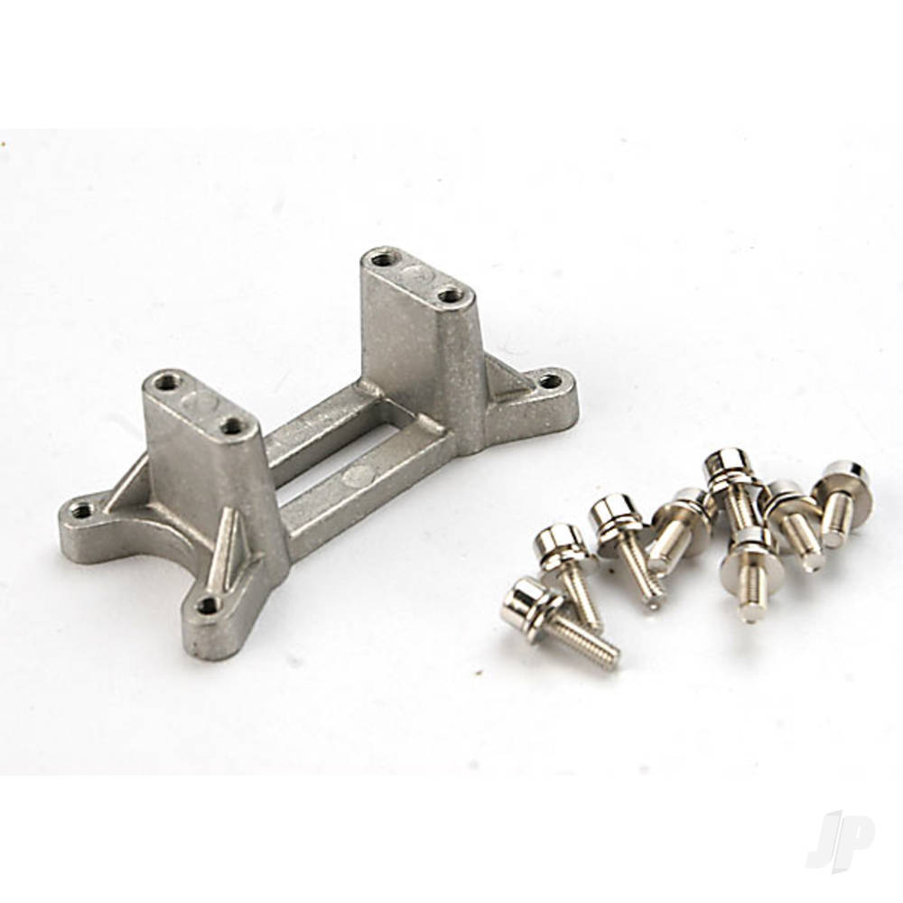 Traxxas Engine mount, aluminium / 3x10 CS with washers (8 pcs)