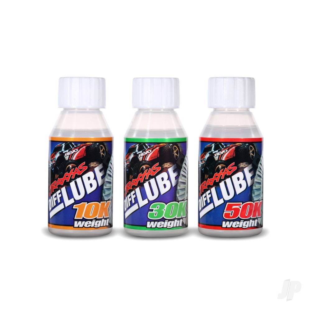 Traxxas Differential oil kit (1 each: 10K, 30K, 50K weights)