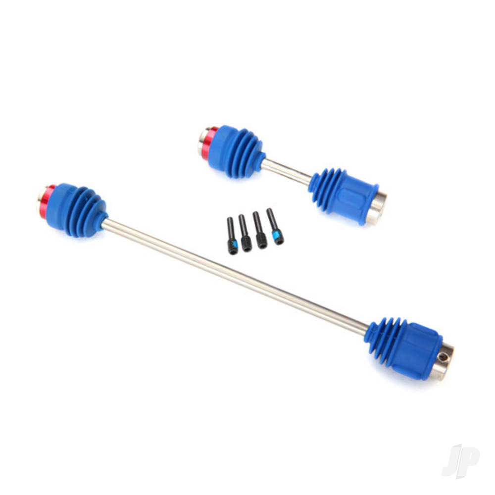 Traxxas Driveshafts, Centre E-Revo (Steel constant-velocity) Front (1pc) / Rear (1pc) (assembled with inner and outer dust boots, for E-Revo & Summit)