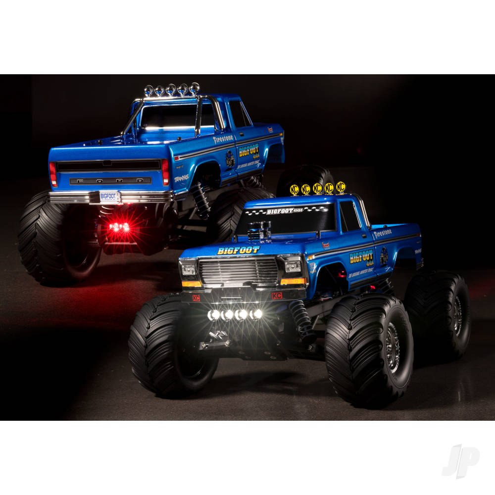 traxxas-led-light-set-complete-includes-front-and-rear-bumpers-with-led-lights-bec-y-harness-fits-2wd-bigfoot-no-1