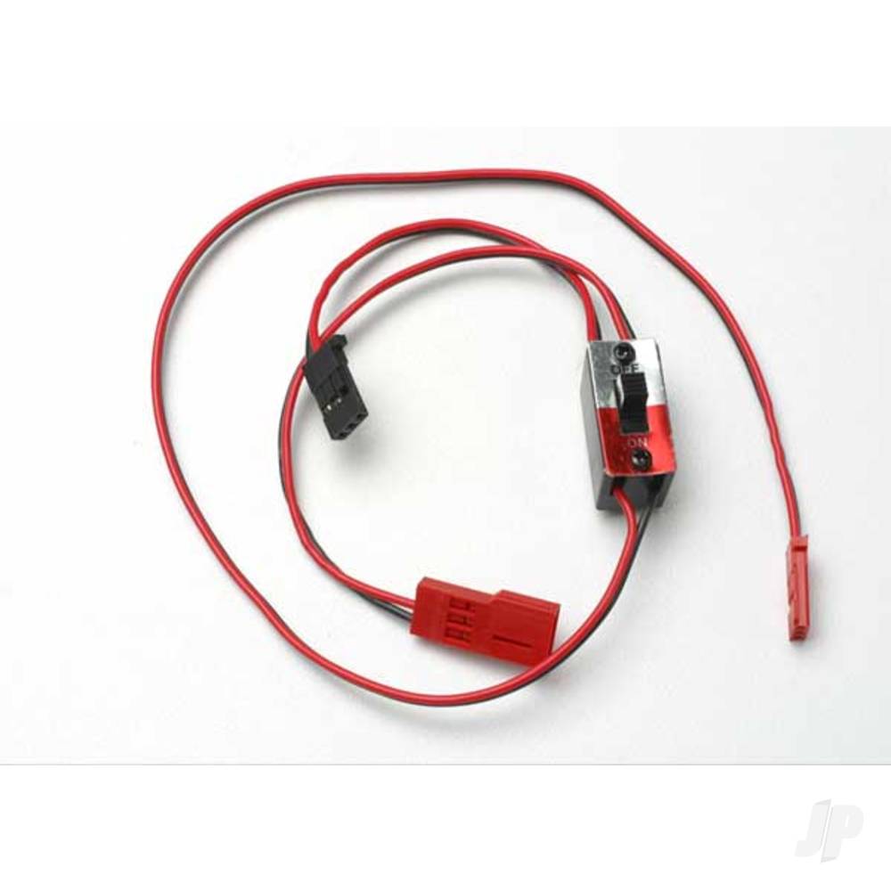 Traxxas Wiring harness for RX Power Pack, Traxxas nitro vehicles (includes on/off switch and charge jack)