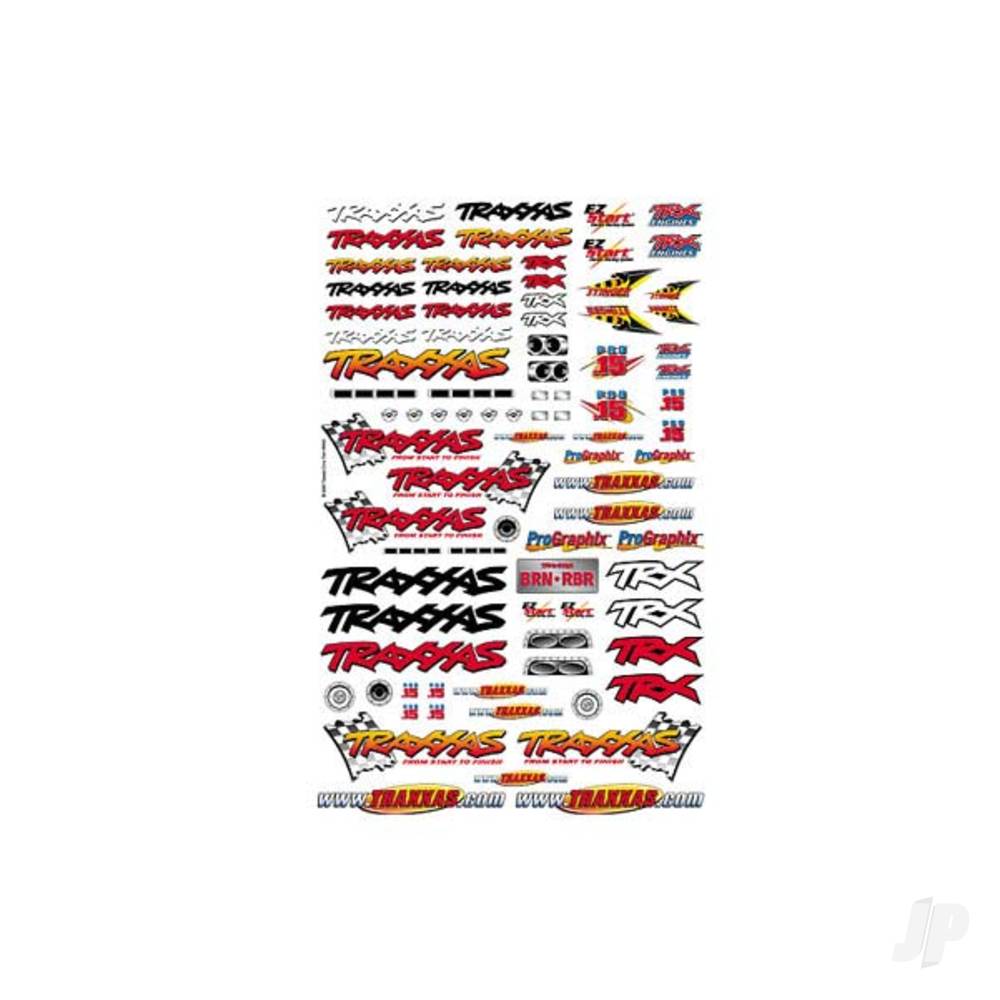 Traxxas Official Team Traxxas racing decal Set (flag logo / 6-colour)