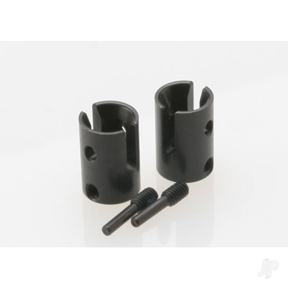 Traxxas Drive cups, inner (2 pcs) Revo (Steel constant-velocity driveshafts) / screw pin, M4 / 15 (2 pcs) (for use only with 5333R adjustable wheelbase Rear suspension arms)